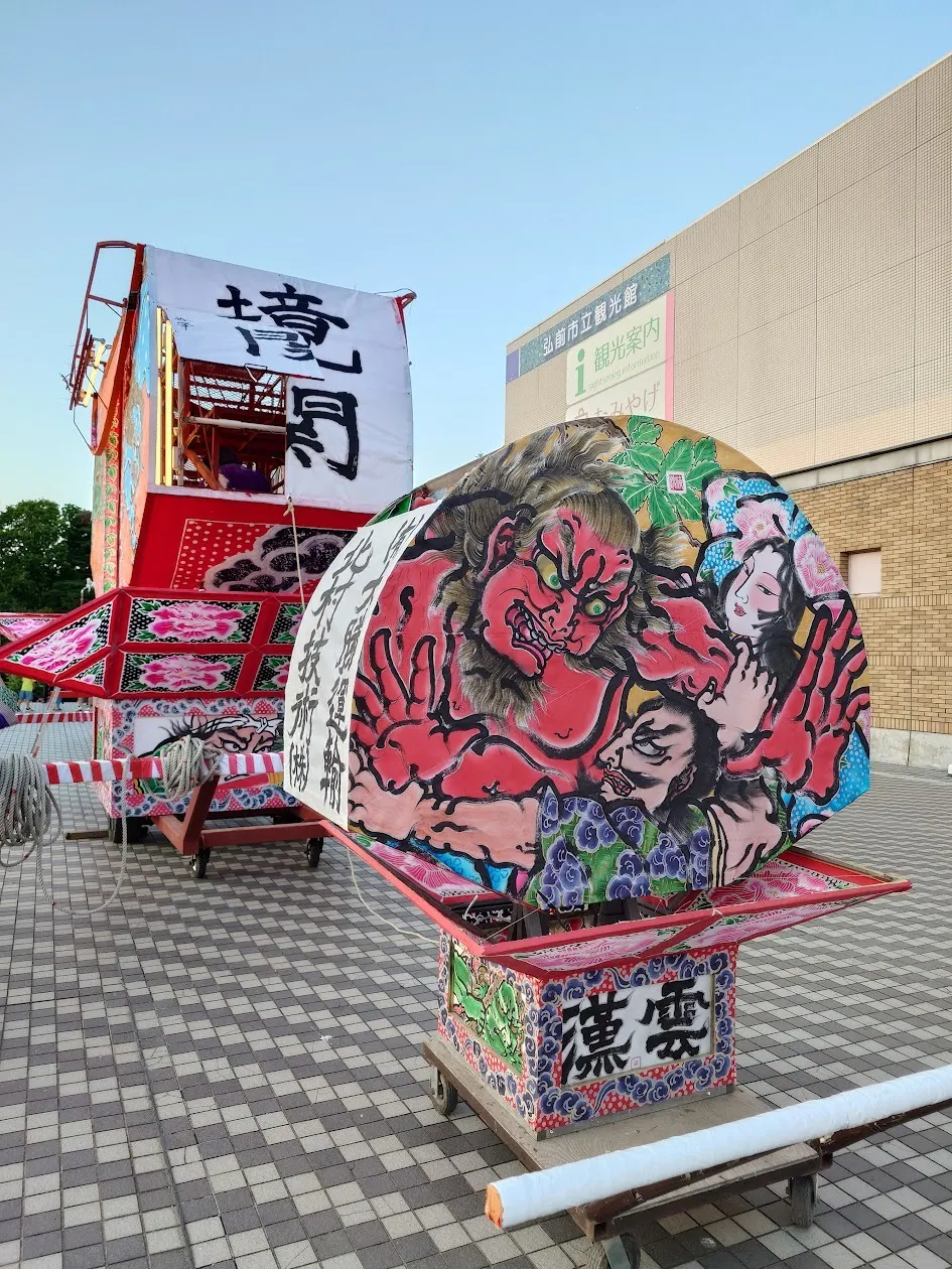 りんご障子紙のねぷたでの実証試験紹介（境関ねぷた愛好会