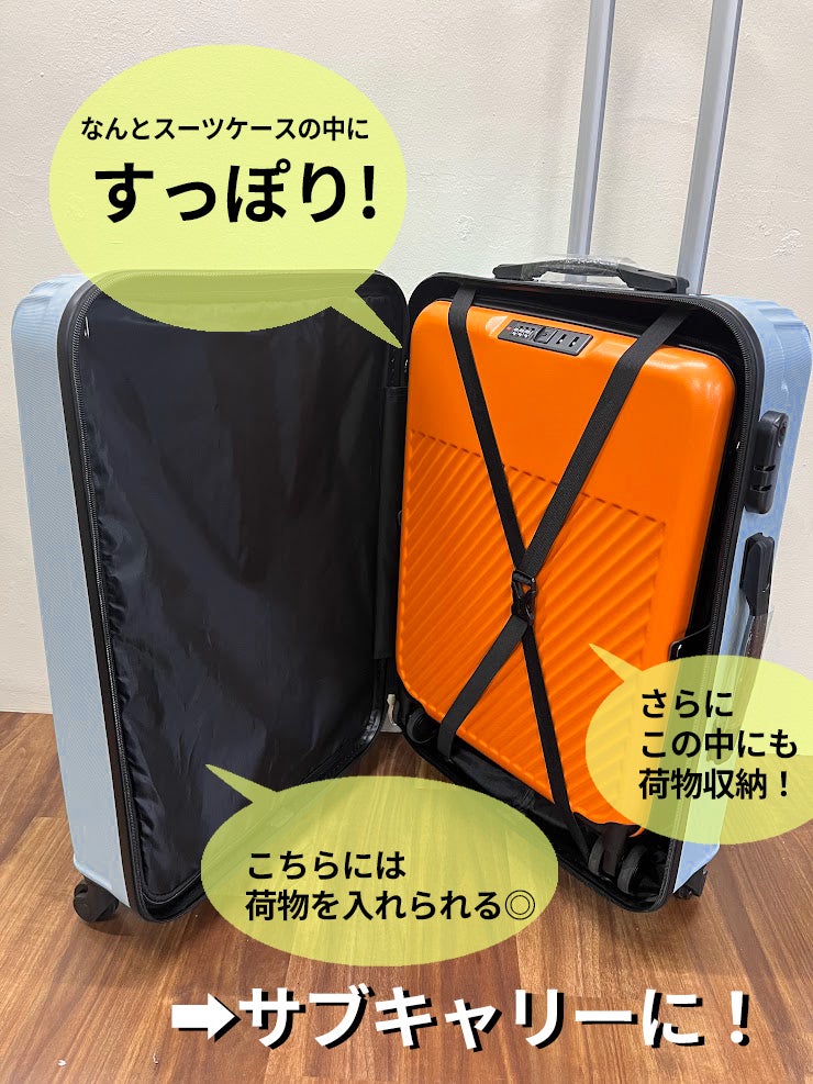 スーツケースin スーツケース!? サブキャリーとしての機能も