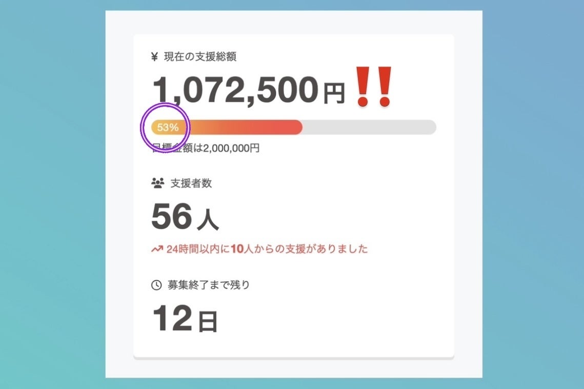 おかげさまで、支援総額が100万円を超えました！ - CAMPFIRE (キャンプ