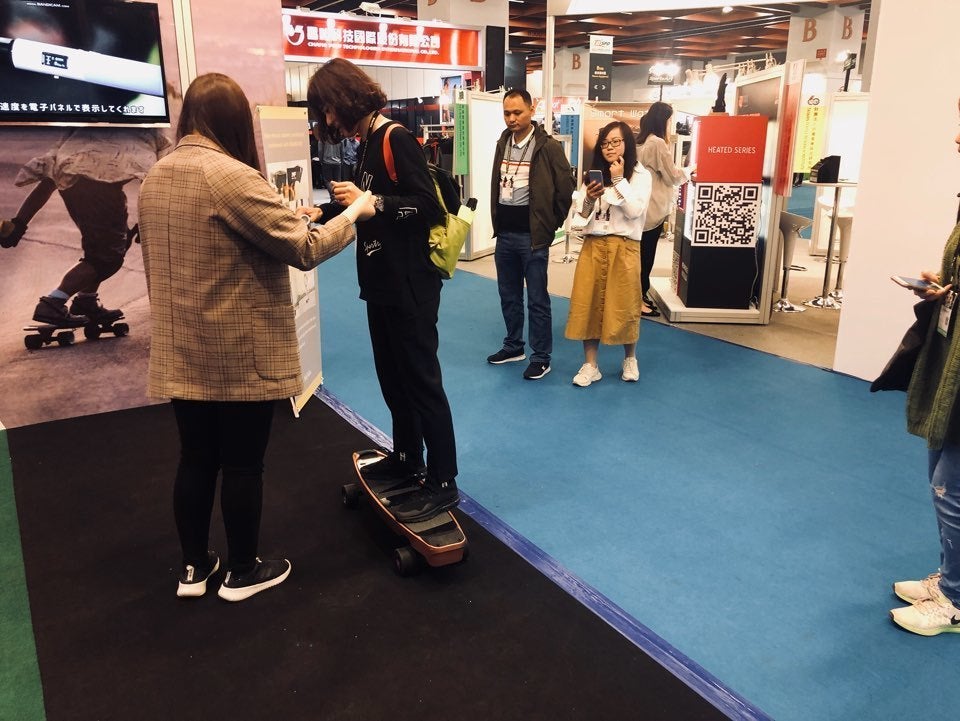 2019年台北国際スポーツ用品ショーでMadboard - CAMPFIRE (キャンプファイヤー)