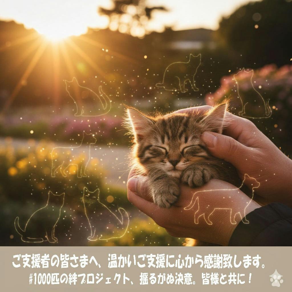 揺るがぬ決意】この挑戦に、人生のすべてを懸ける。#1000匹の絆