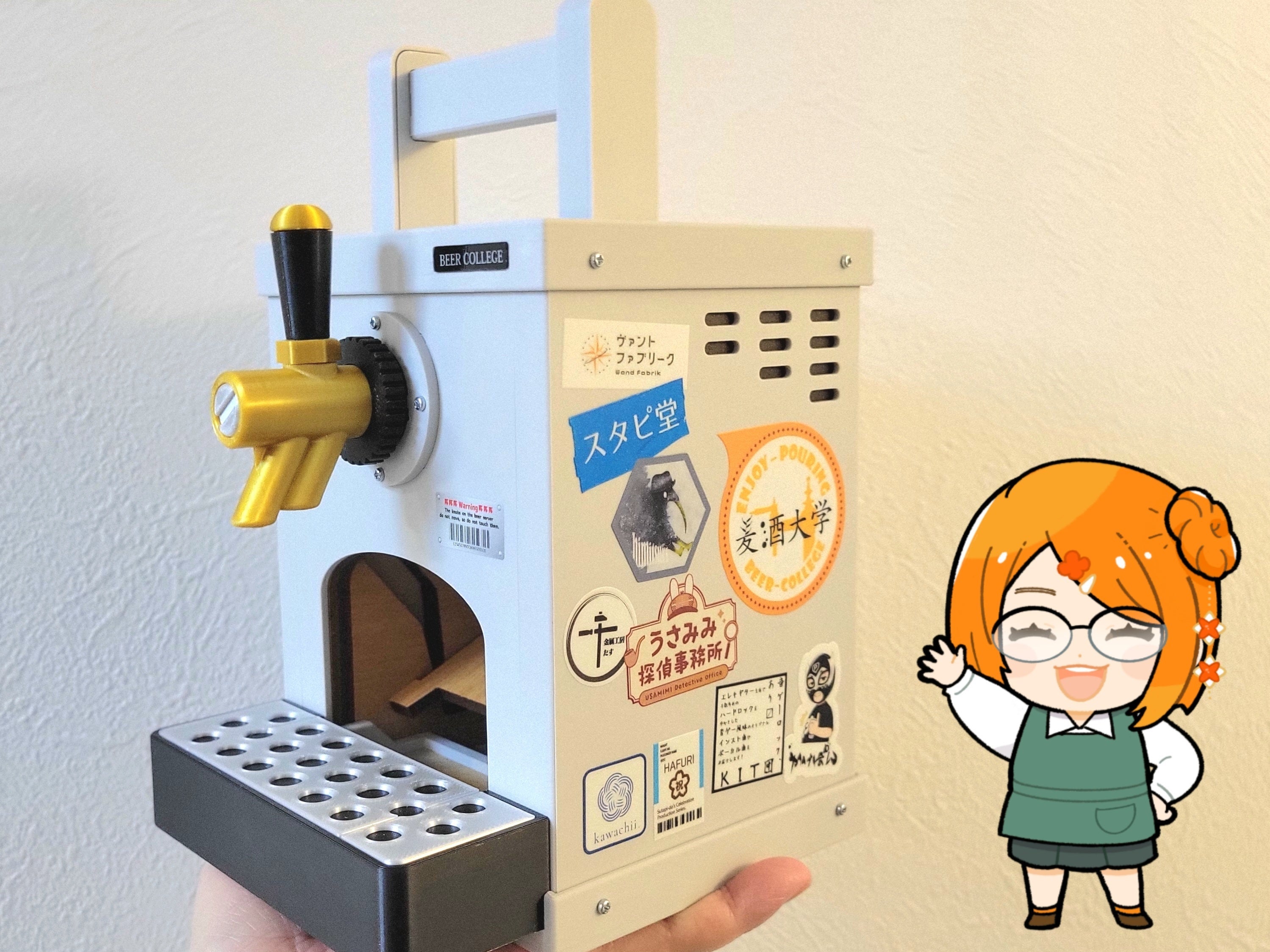 活動報告vol.47】ビールサーバー型ダイスタワー製品版が完成しました
