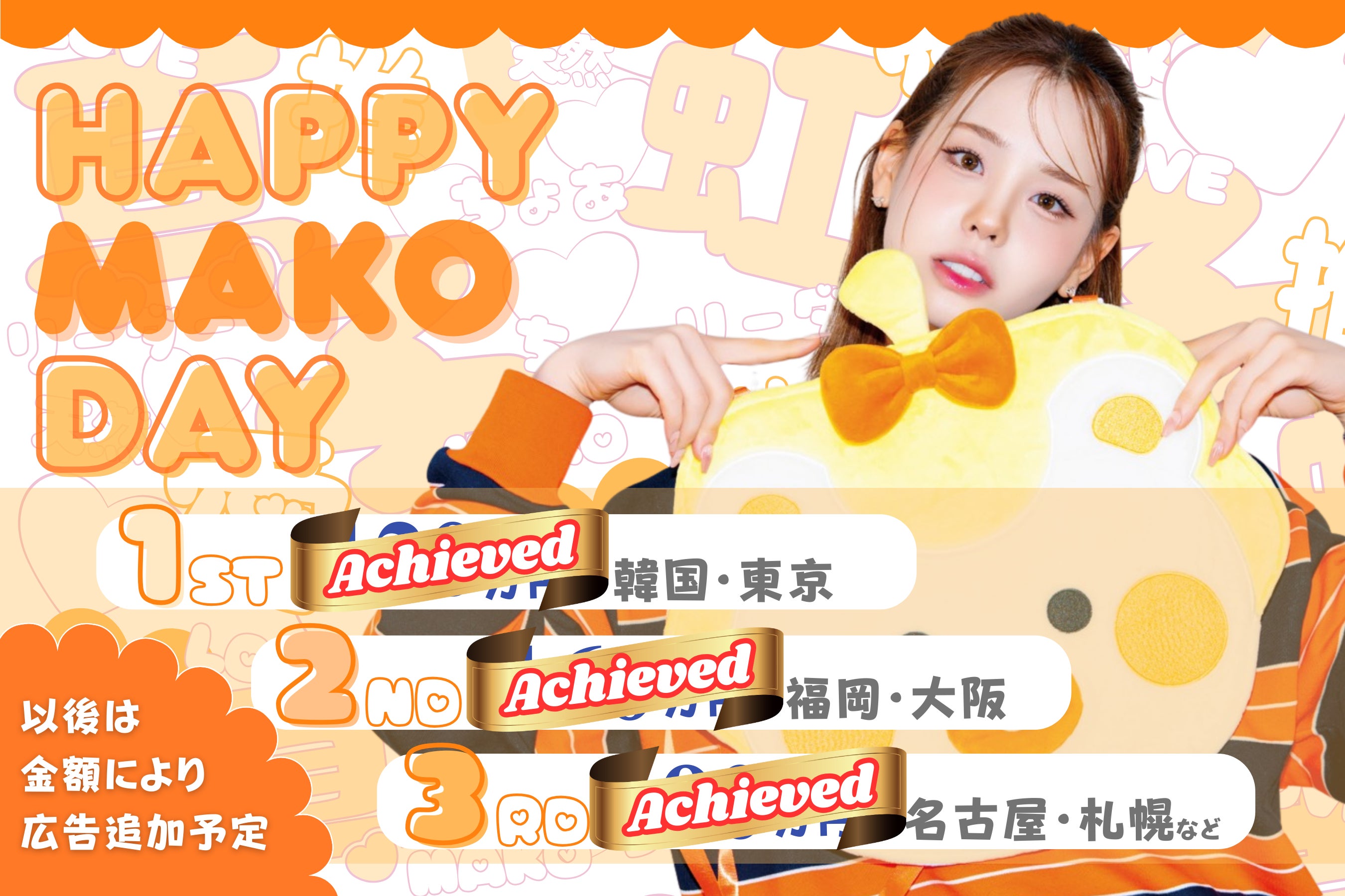 祝25歳】4月4日 NiziUのマコちゃんのお誕生日を一緒にお祝いしませんか