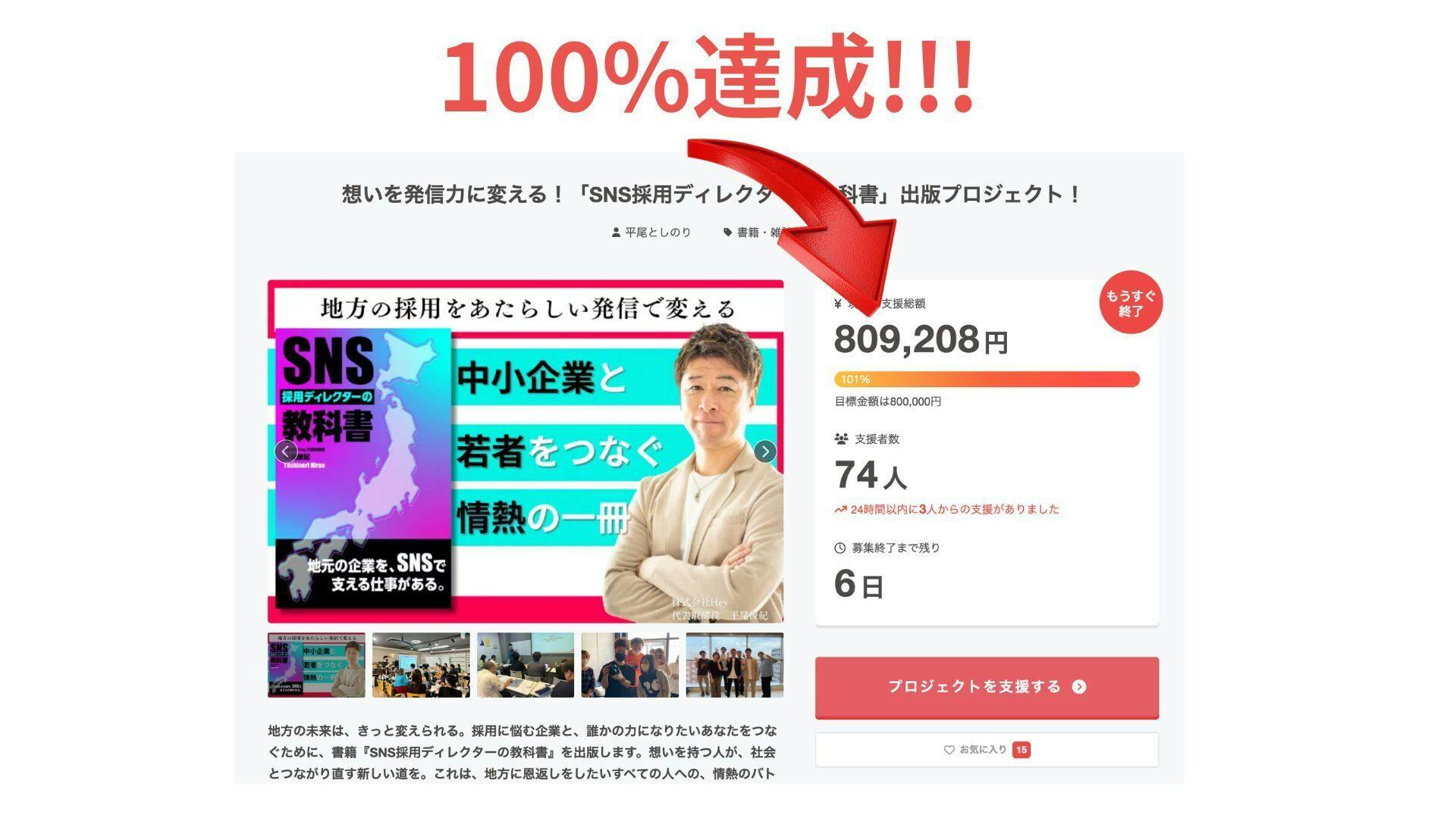 ネクストゴール目指します！ - CAMPFIRE (キャンプファイヤー)