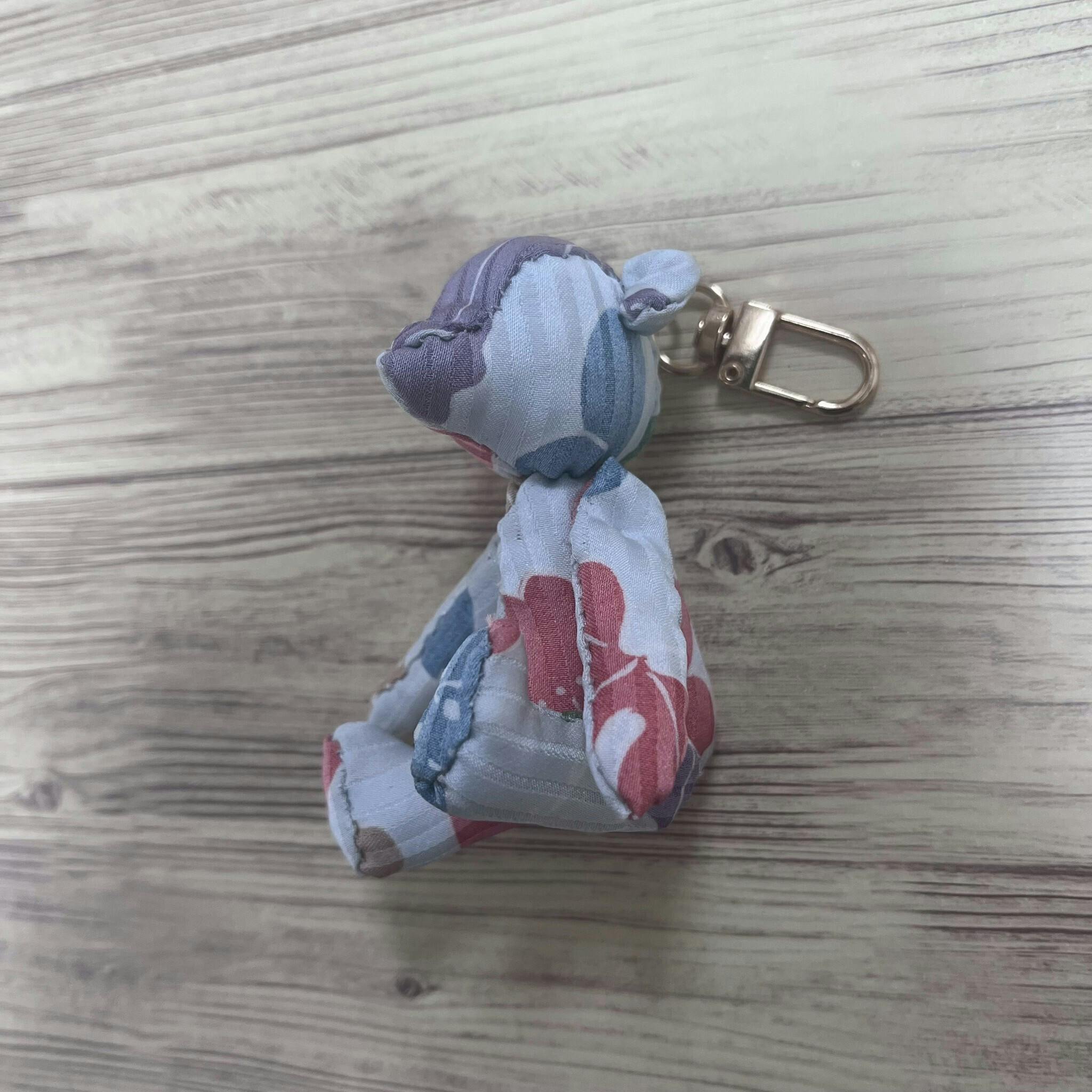 新リターン追加】ミニミニサイズの思い出テディベアキーホルダー（約