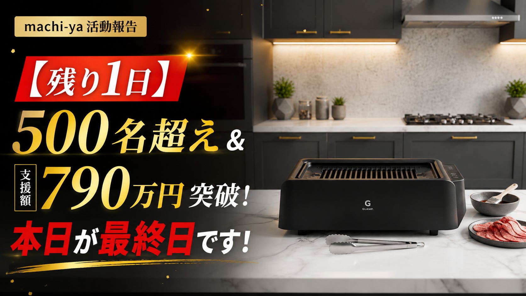 GO!GO!長嶋キャンペーン非売品メディアファクトリー 残り1日】500名超え＆支援額790万円突破！本日が最終日です