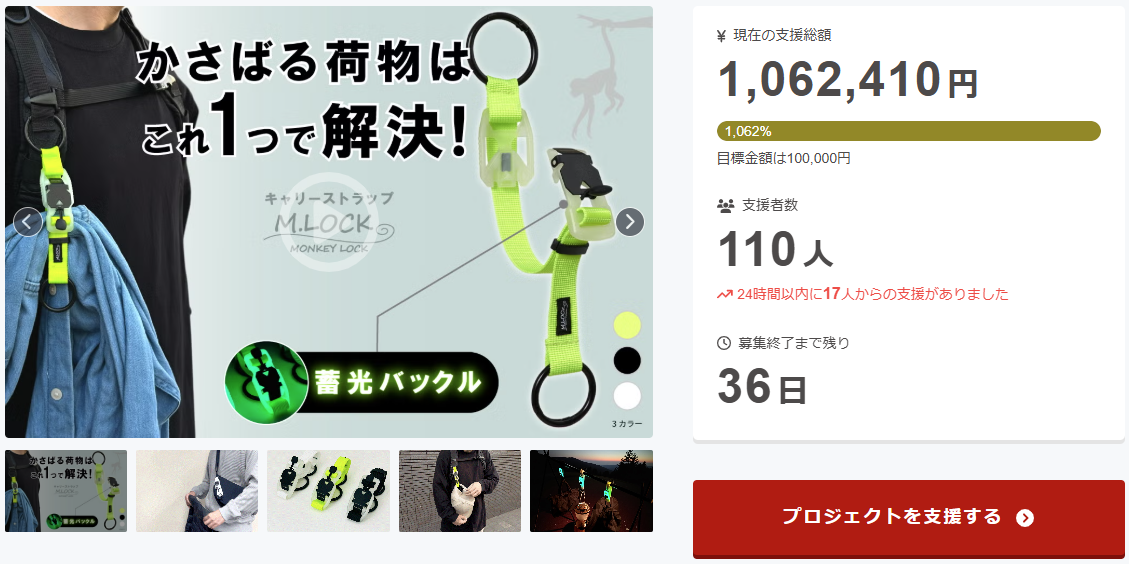 公開直後から大反響！100万円突破のご報告！ - CAMPFIRE (キャンプ