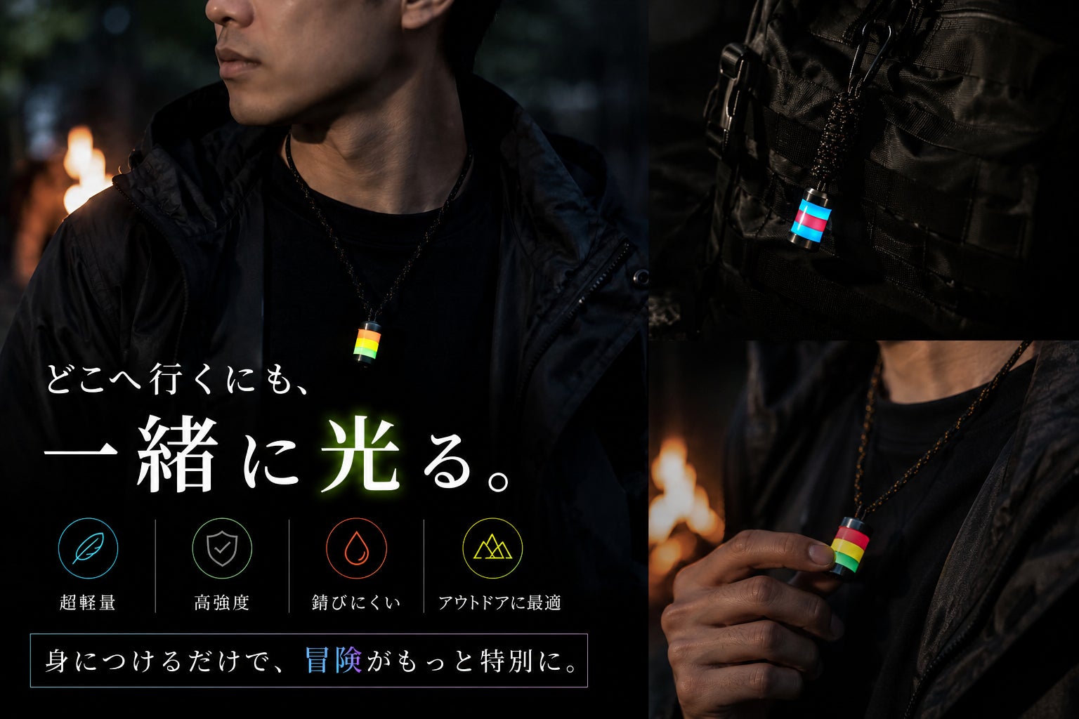 まもなく公開】幻想的な光を放つTC4チタン製ルミナスペンダント