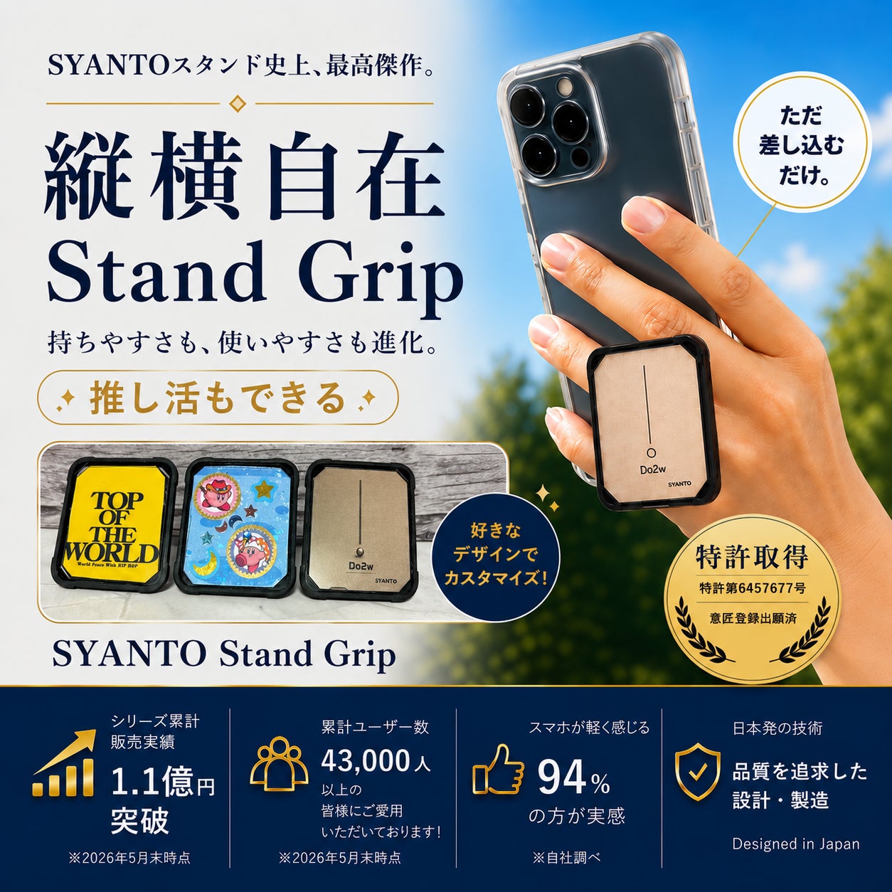 活動報告一覧 - スマホは“握る”から“ぶらぶら”吊るす時代へ。SYANTO V3