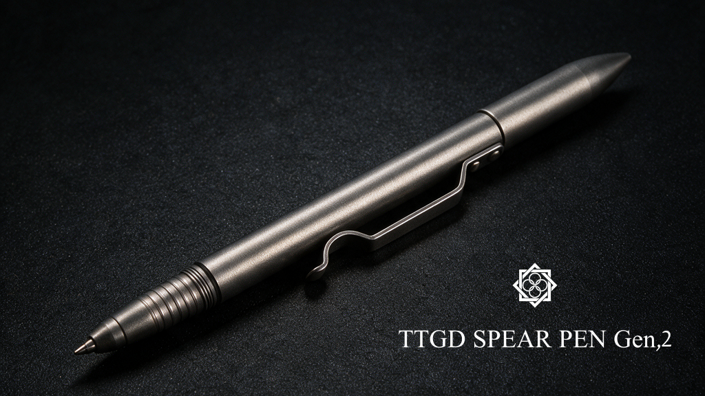 ご支援者様限定 先行お知らせ）チタン製ボールペン『TTGD SPEAR PEN