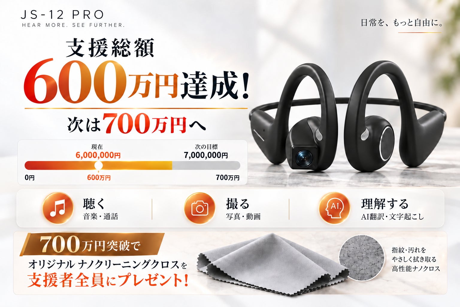 活動報告一覧 - イヤホン×カメラ×AI次世代3in1ワイヤレスイヤホン「JS