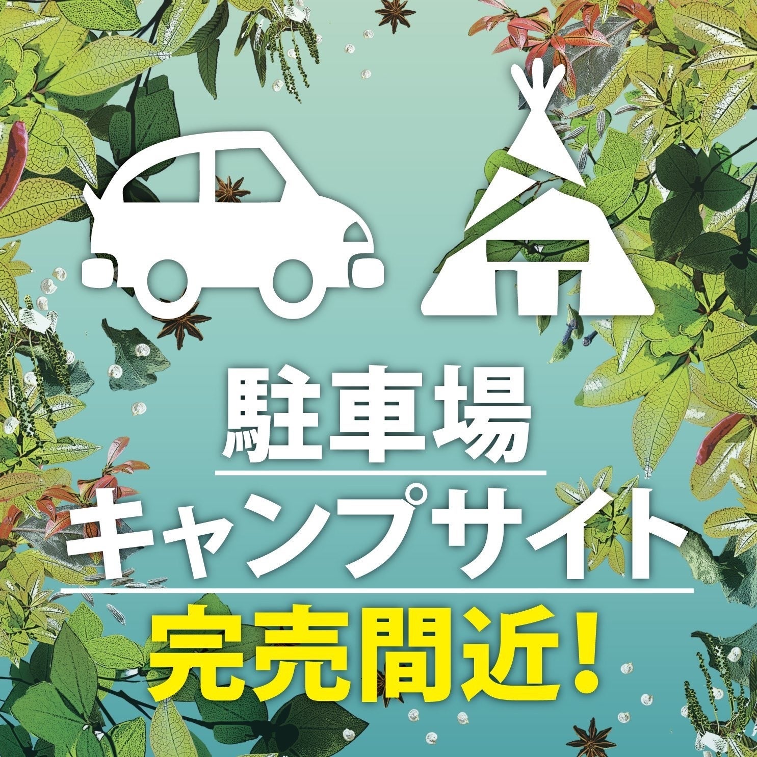 駐車場チケット キャンプチケット 完売間近 Campfire キャンプファイヤー