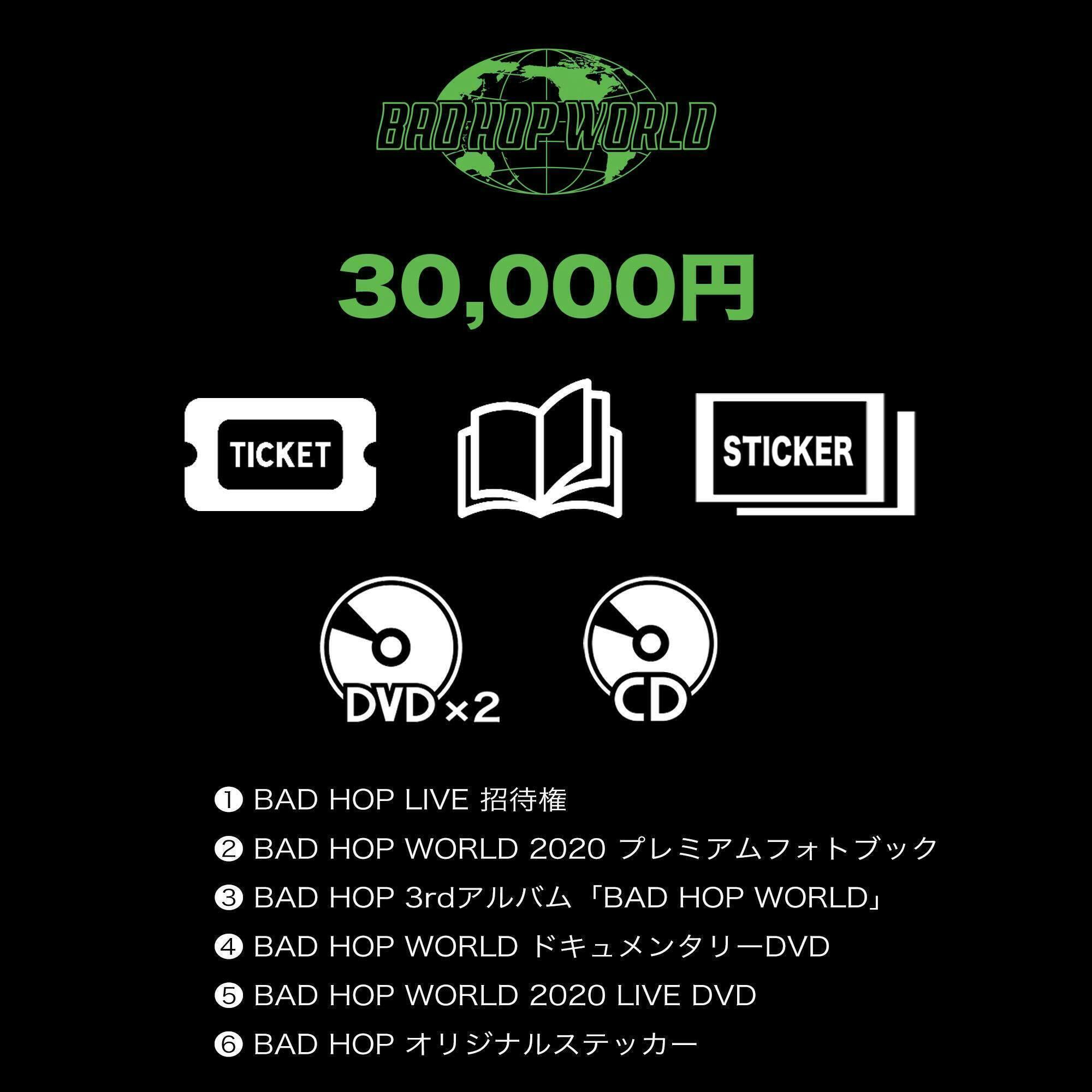 BADHOPクラウドファンディング返礼品 CD&DVD等セットヒップホップ/ラップ