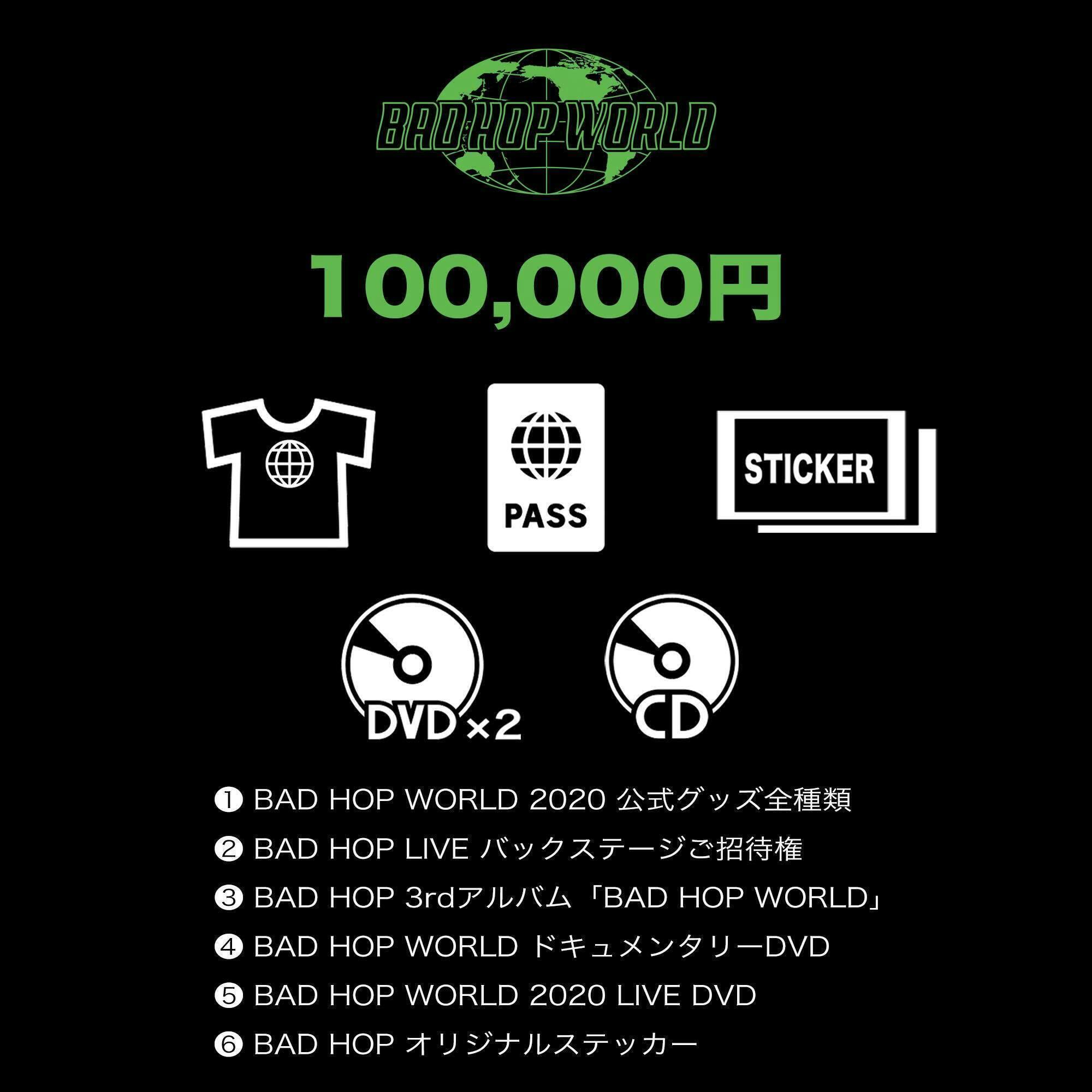 新品 BAD HOP WORLD 2020 LIVE DVD HIPHOP20NoNewF