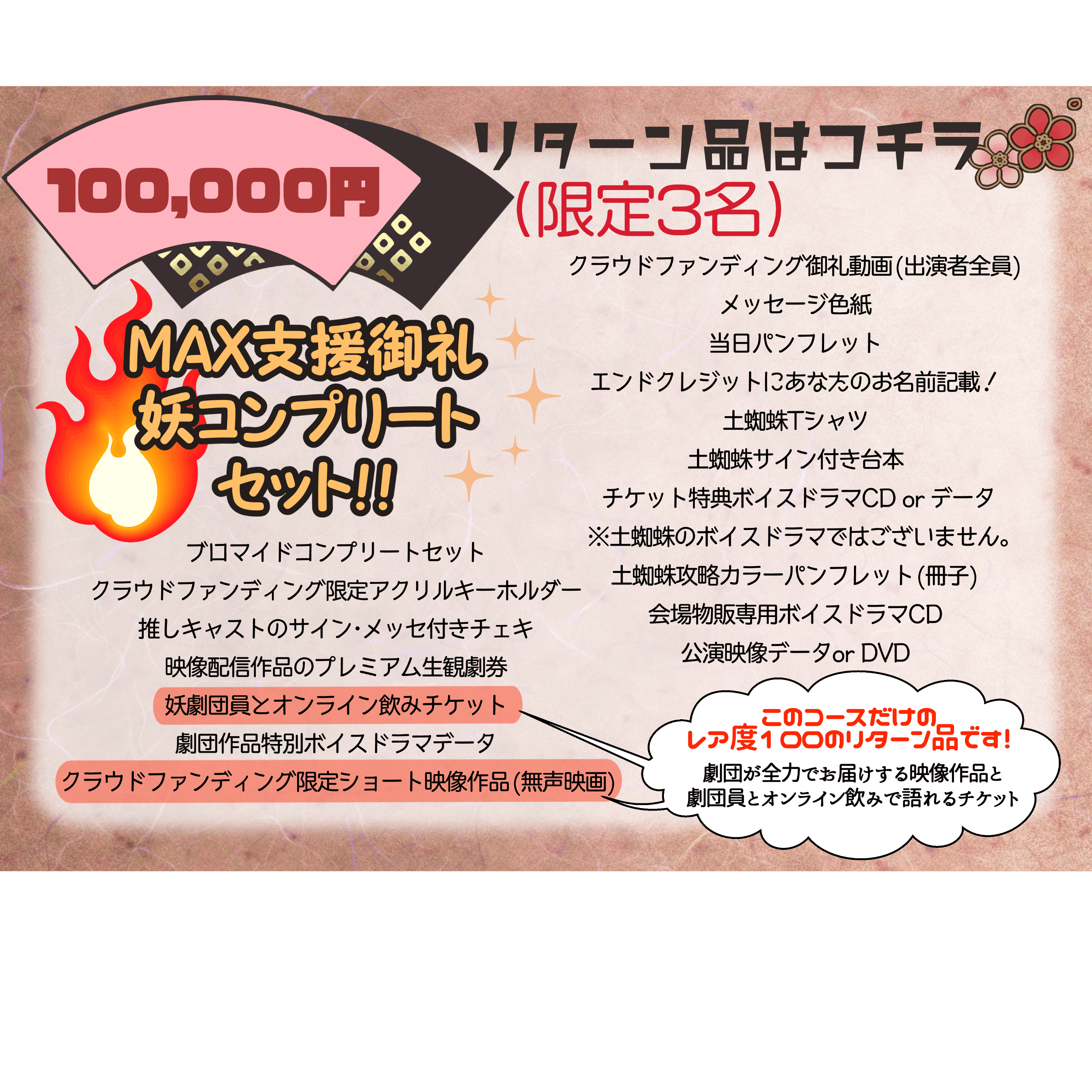 近代能楽集 オリジナル演劇 その最終章 土蜘蛛 公演の幕を上げたい Campfire キャンプファイヤー