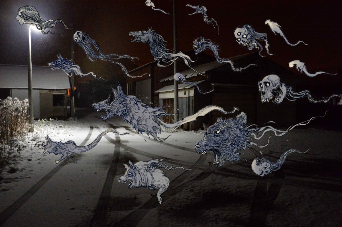 デジタル絵本「怪森の守(けもりのもり)」リリース記念 絵画展 デジタル絵本「怪森の守(けもりのもり)」リリース記念 絵画展