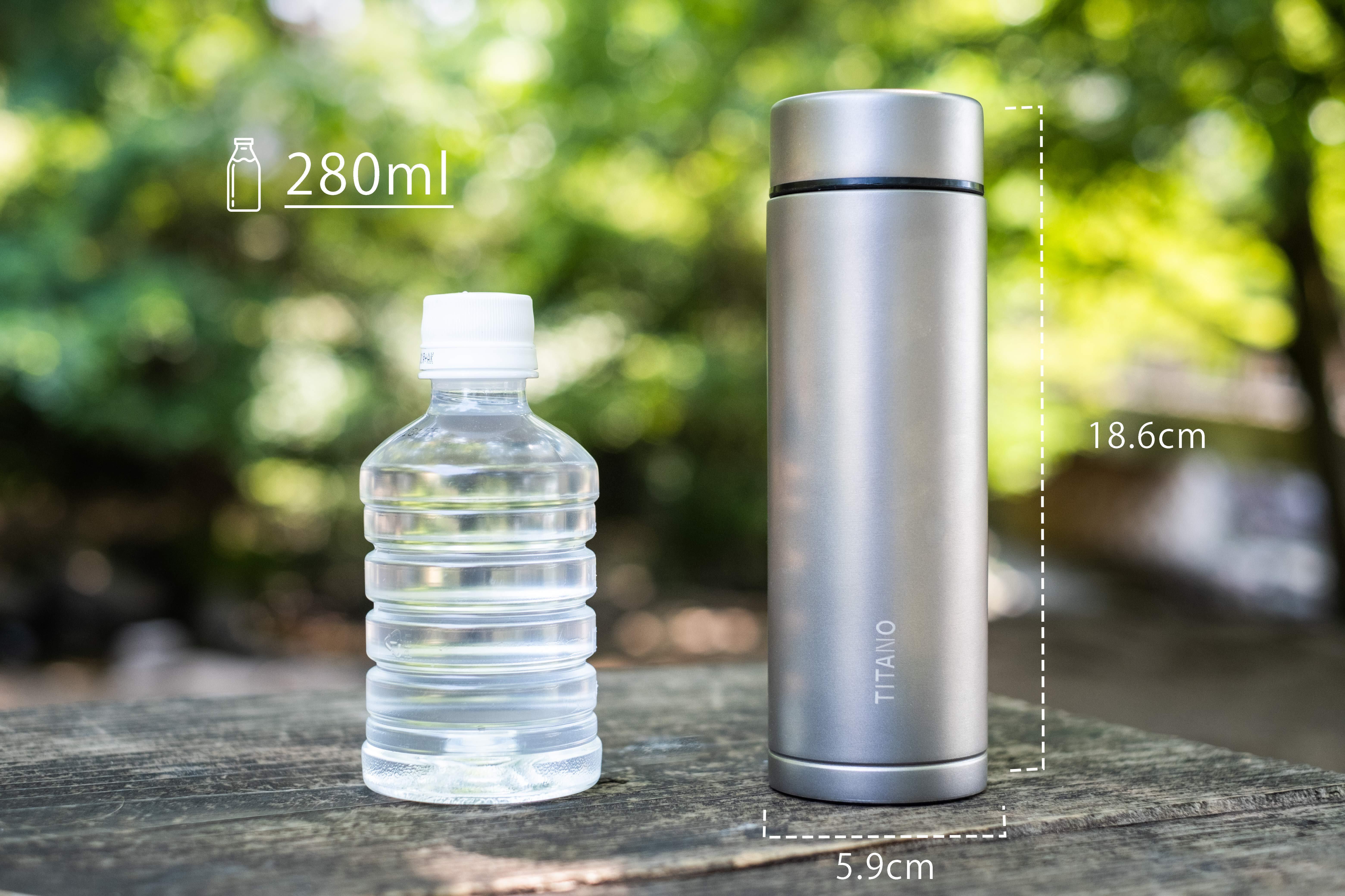 純チタン製真空サーモボトル「Therma 280」と「Therma 380