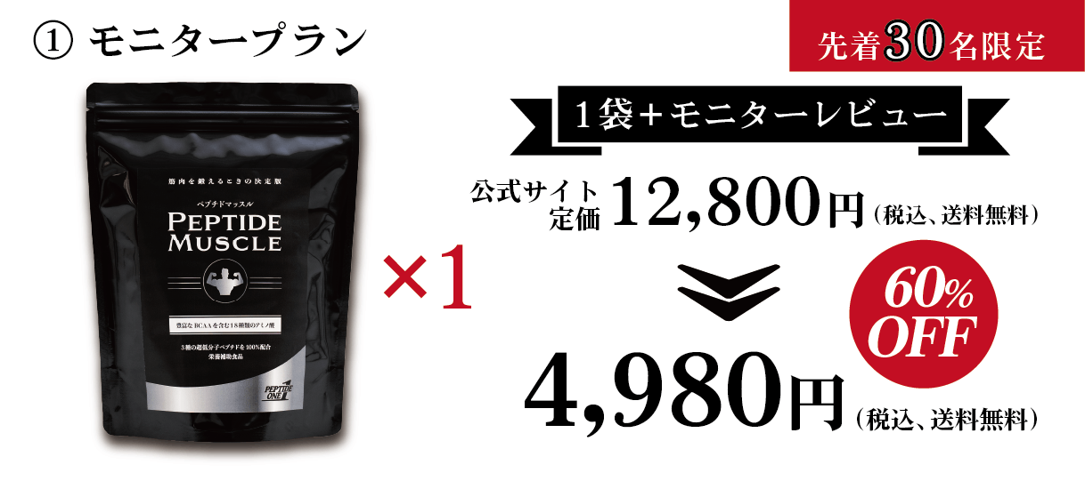 【筋肉を鍛えるときの決定版!】究極のプロテイン=ペプチド