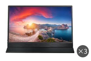 動作確認のみ】XOWIN X2 モバイルモニター 15インチ タッチ操作 | www