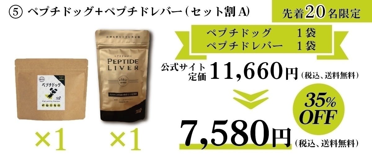 愛犬が驚くほど健康長寿に！】超低分子ペプチドの「ペプチドッグ」を早割予約で！！ - CAMPFIRE (キャンプファイヤー)