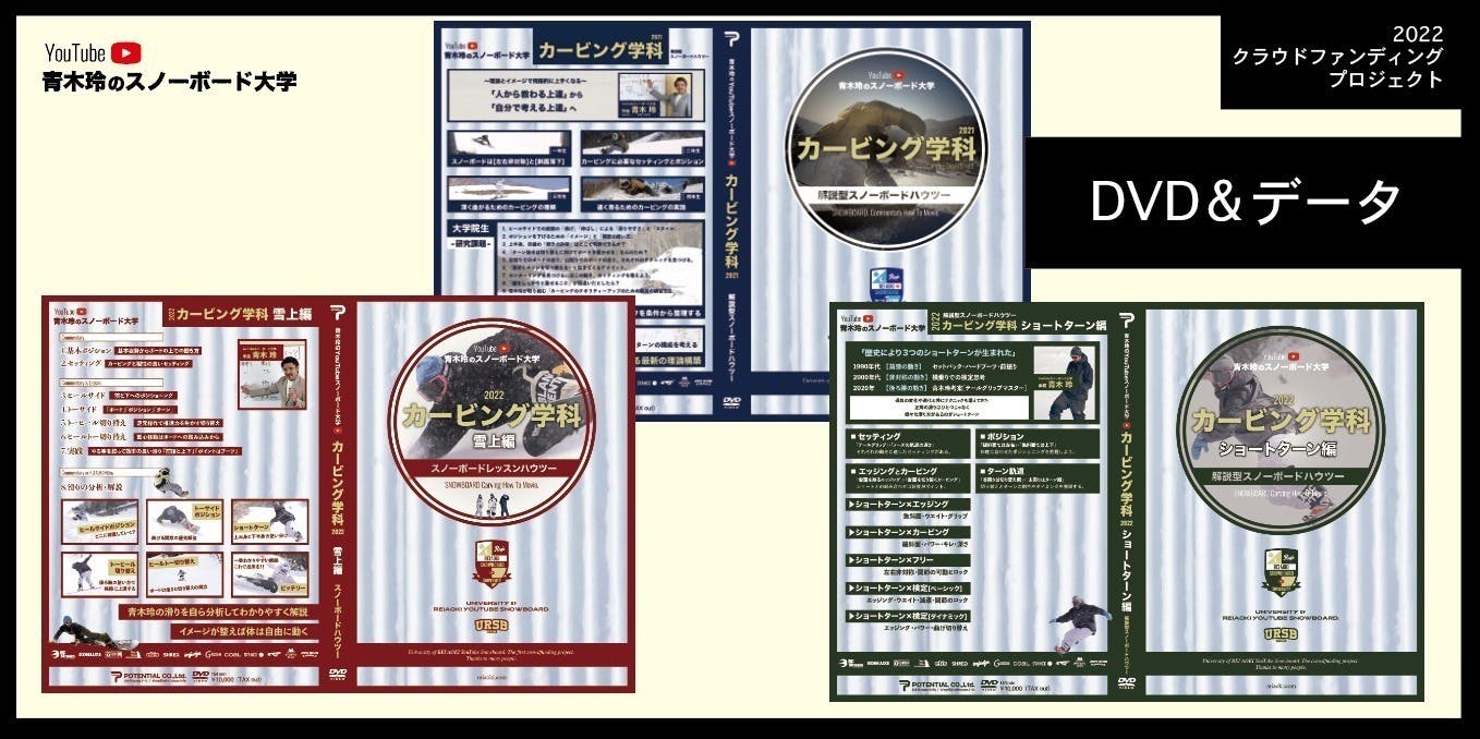 青木玲のスノーボード大学 カービング学科 解説型ハウツーDVD 