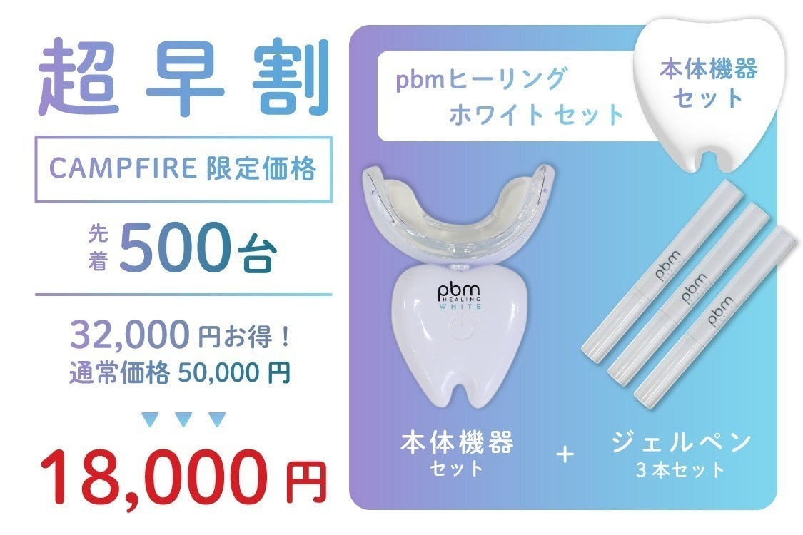 歯科医院でも導入!ポータブルセルフホワイトニング機器登場 歯科医院でも導入!ポータブルセルフホワイトニング機器登場