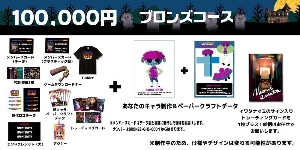 グレゴリーホラーショー クラウドファンディング 特典 グレゴリーホラーショー」のキャラと世界観でアクションRPG