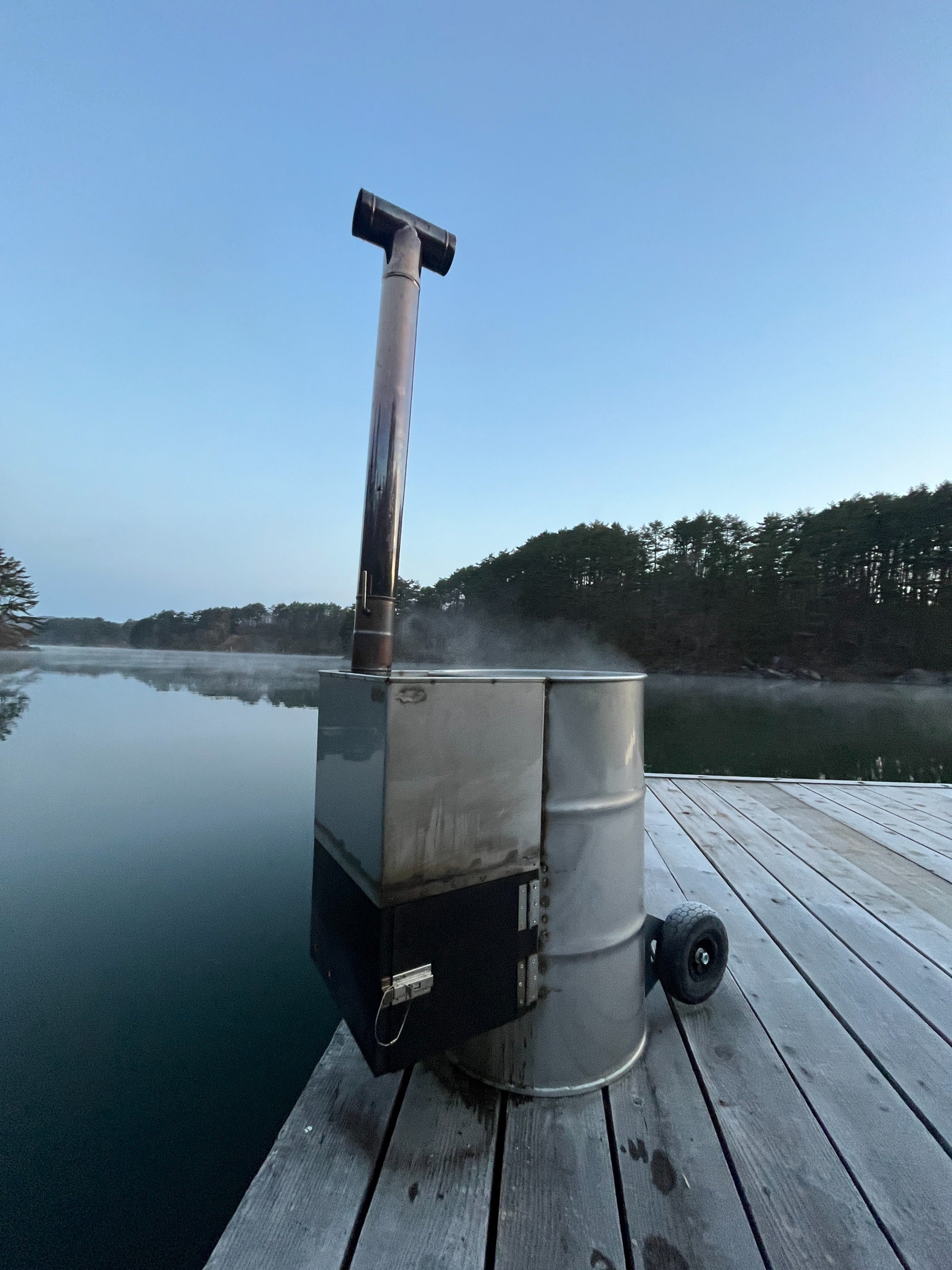 薪ストーブ職人が創る欲張りすぎるドラム缶風呂”No-Blow”「野風呂 薪ストーブ職人が創る欲張りすぎるドラム缶風呂”No-Blow”「野風呂