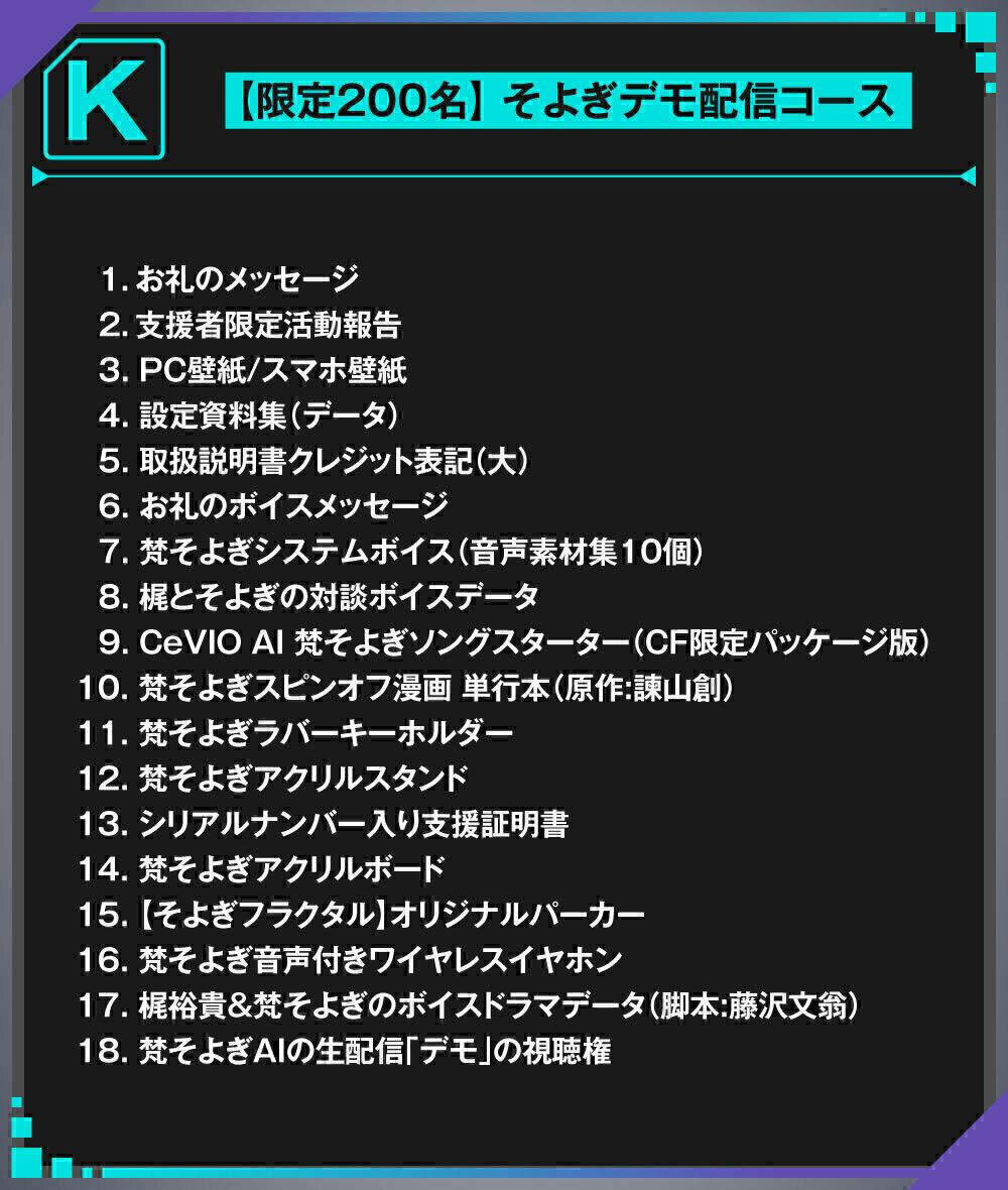CeVIO AI 梵そよぎ トークエディタ・トークボイス(CF限定パッケージ版) CeVIO AI 梵そよぎ トークボイス（CF限定パッケージ版） - メルカリ