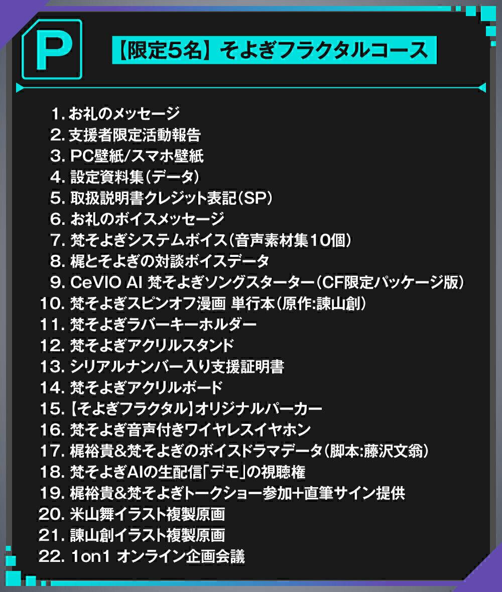 CeVIO AI 「梵そよぎ」トークボイス』の追加プランのご案内 CeVIO AI 「梵そよぎ」トークボイス』の追加プランのご案内