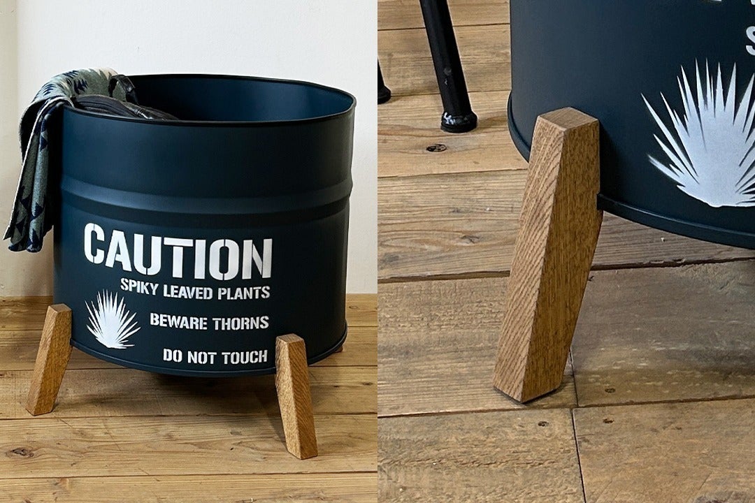 ドラム缶リメイクプランター木製台付き ドラム缶をリメイク！最高にカッコイイドラム缶プランター - CAMPFIRE