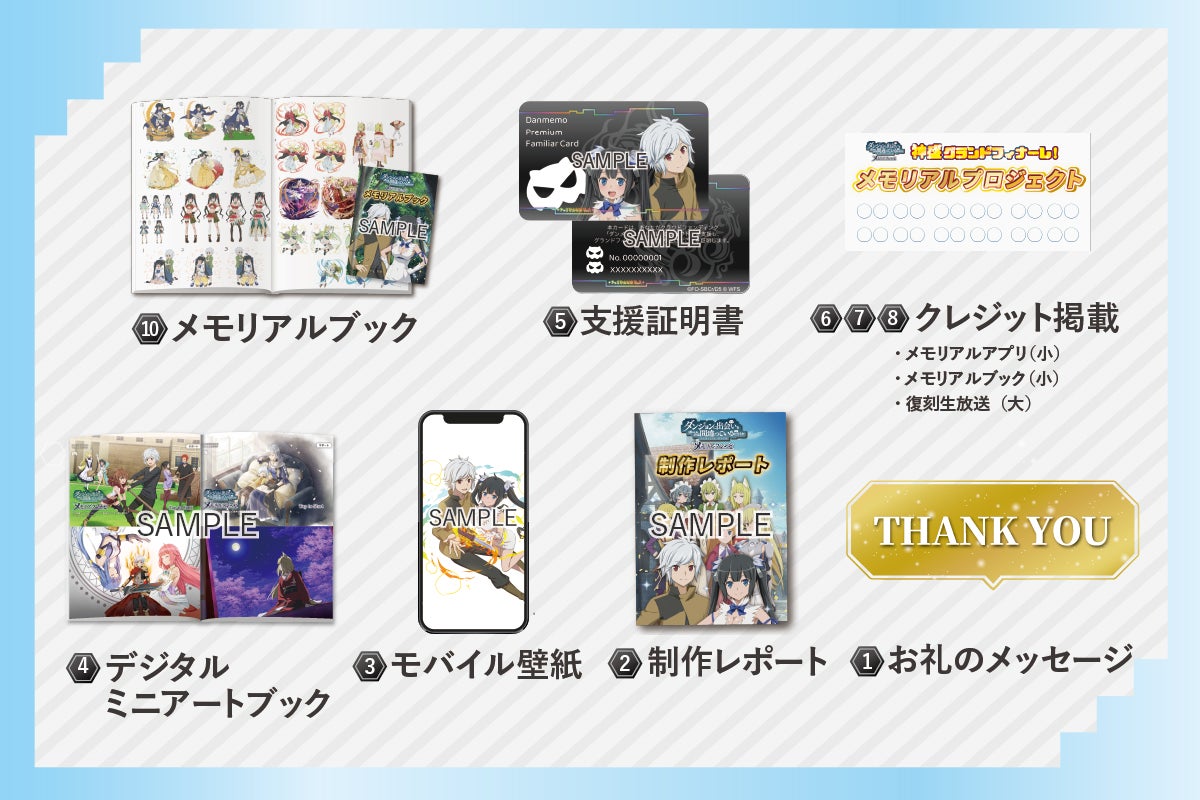 メモリアルプロジェクト制作レポート vol.2】パーカーイラストの別ラフ 激レアダンまち集合 オリジナルパーカーメモリア・フレーゼクラファン