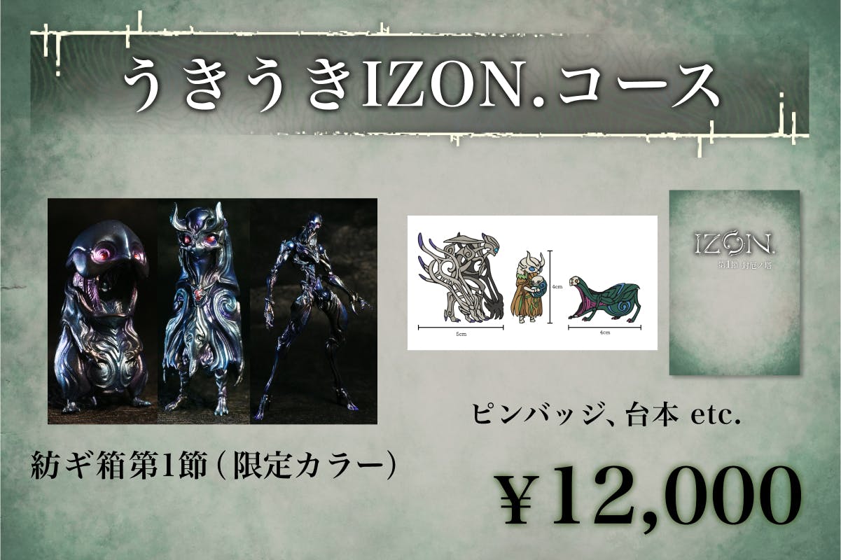 Yoshi. IZON. クラファン 返礼品5点 IZON.返礼品の発送開始のお知らせ - CAMPFIRE (キャンプファイヤー)