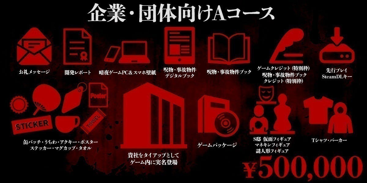 最恐イベント開催団体×新感覚ホラーゲーム『暗夜-S邸-』制作プロジェクト - CAMPFIRE (キャンプファイヤー)