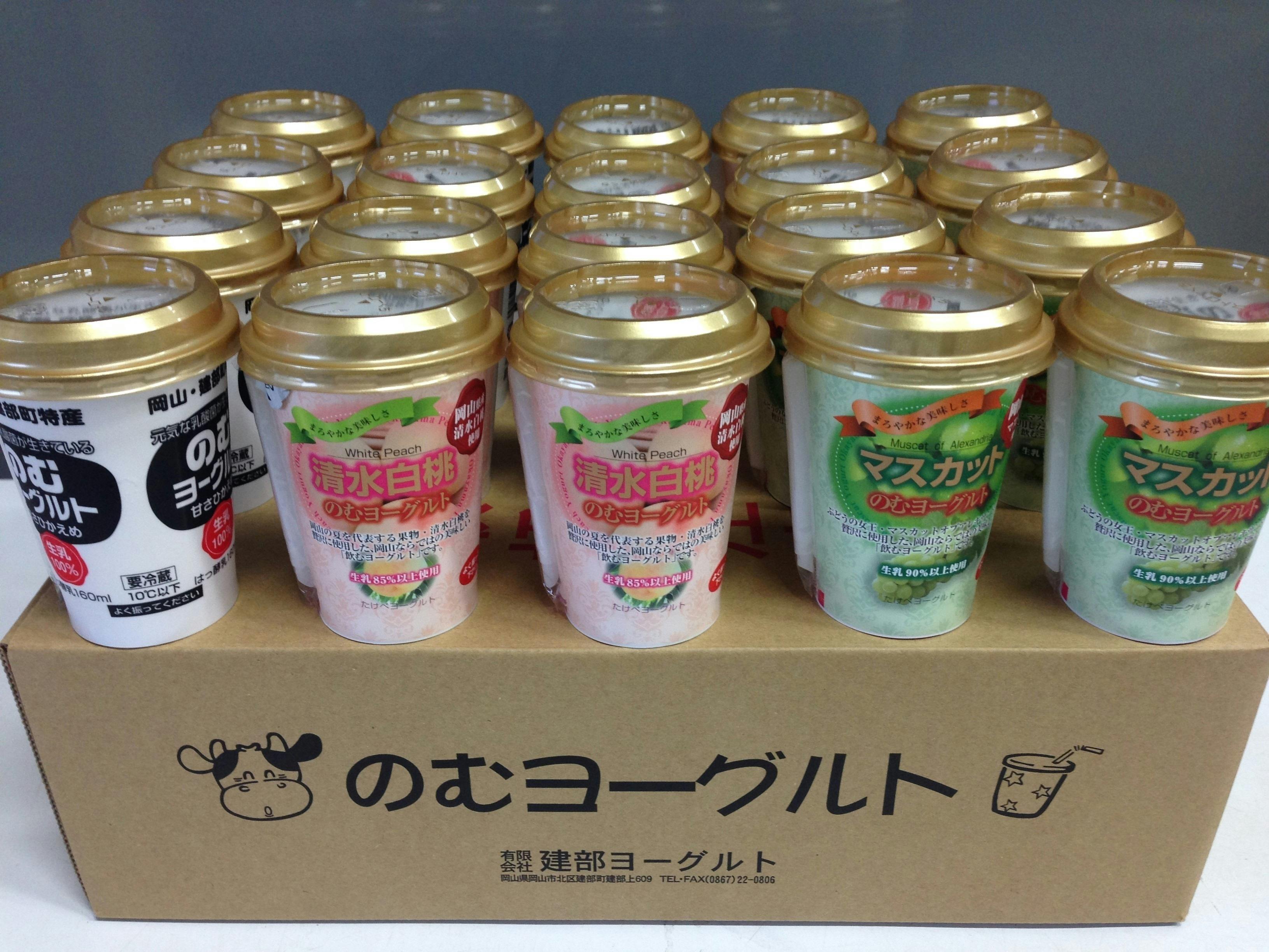 のむヨーグルト 3種 本 セット ドリンク プレーン マスカット ヨーグルト 乳酸菌 健康 岡山県5 670円 岡山県産 建部ヨーグルト 清水白桃 発酵食品 美肌 飲む 飲料 6周年記念イベントが セット