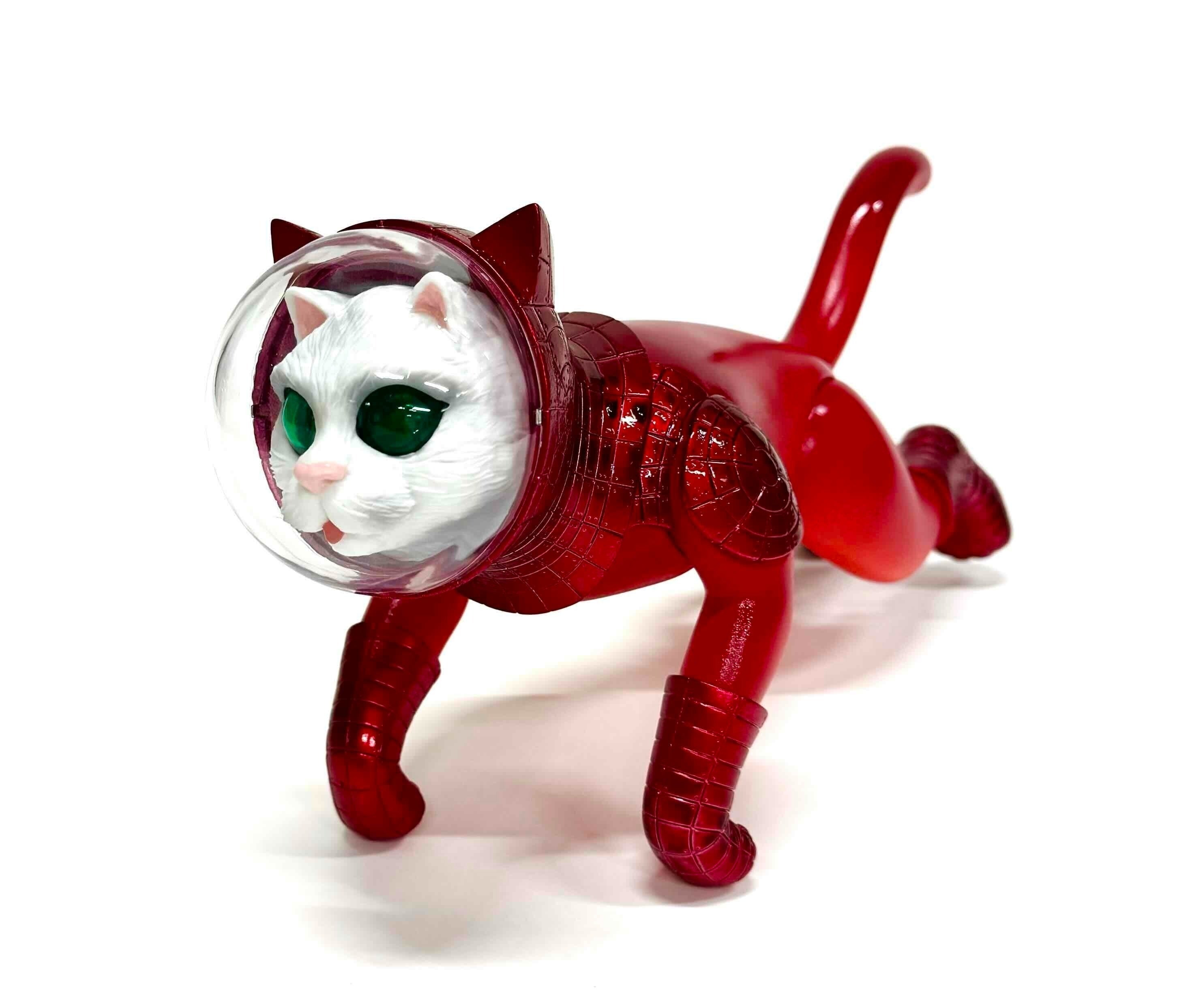 シップスキャット　宇宙猫 コスモレッドカラー 限定　サイン入り シップス キャット 宇宙猫 コスモレッドカラー 限定ヤノベケンジ氏