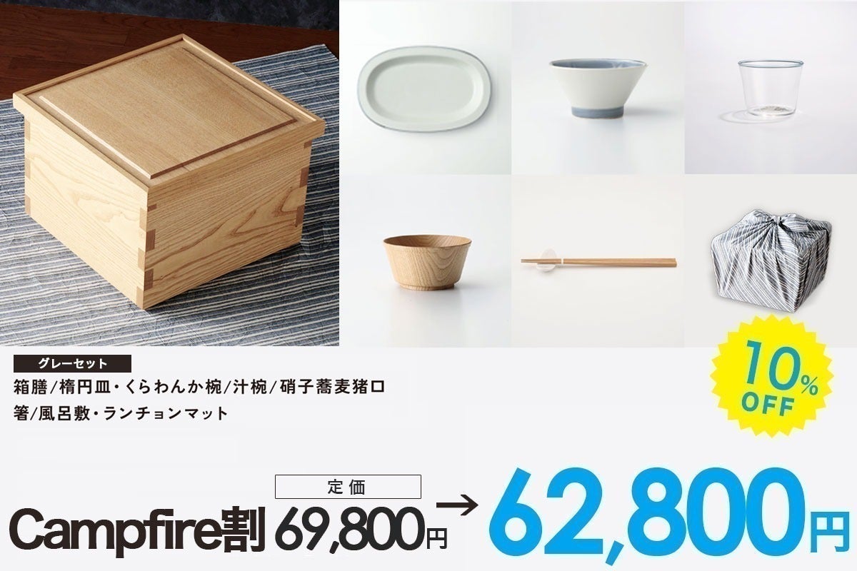 現代の生活であえての「箱膳」 - CAMPFIRE (キャンプファイヤー)