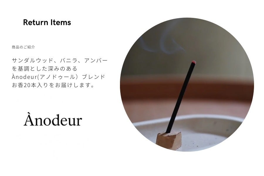 リターン画像