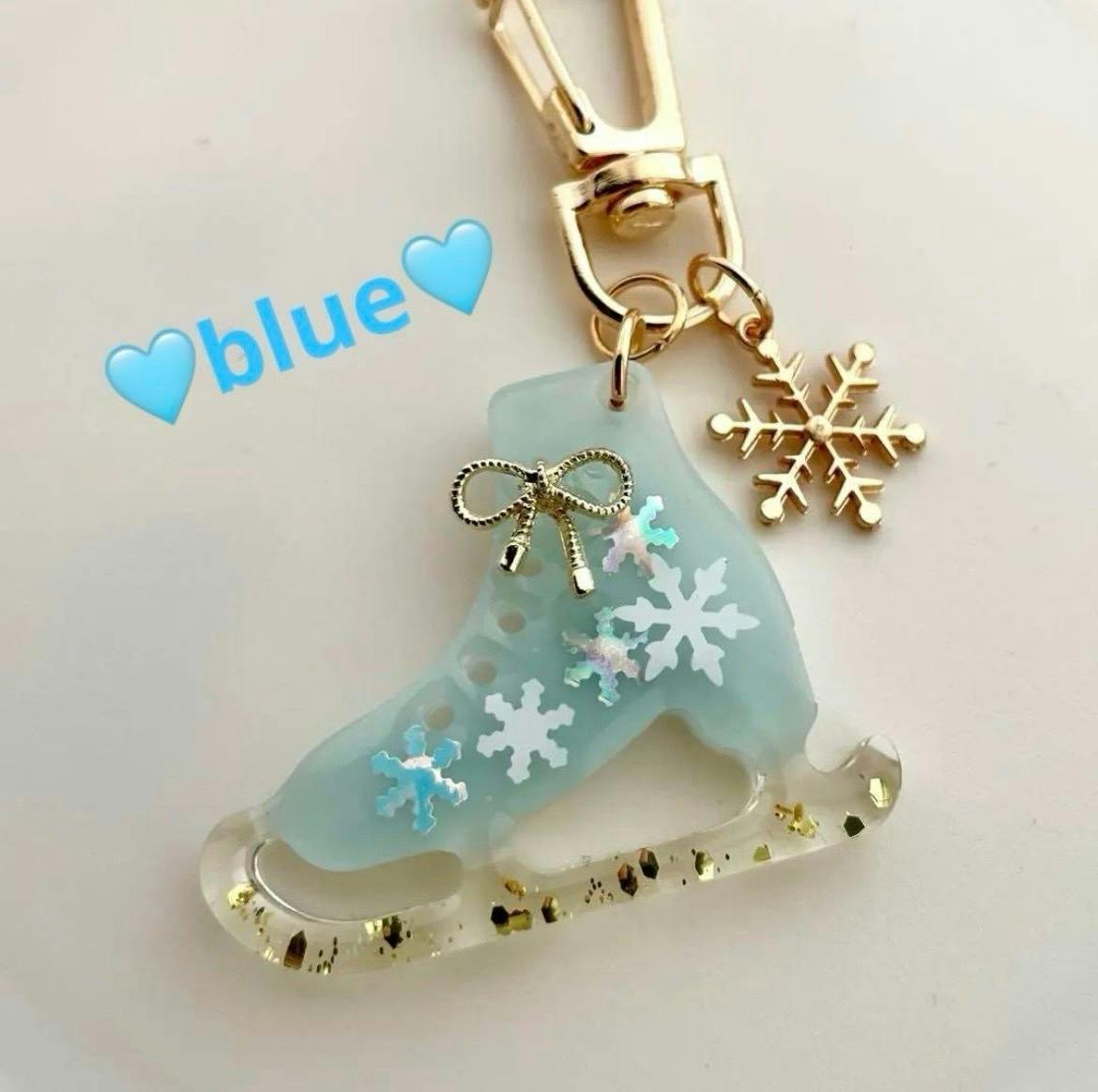 フィギュアスケートを支援！mintlatteのスケート靴チャーム