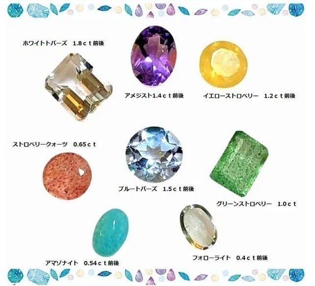 直輸入の天然石ルースを多くの方に宝石お楽しみ袋としてと提供したい