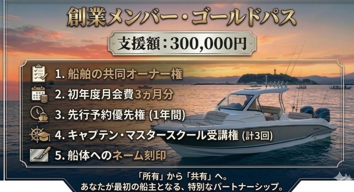 関東】プレジャーボートを「賢く持つ」新常識 共同所有であなたの夢を 関東】プレジャーボートを「賢く持つ」新常識 共同所有であなたの夢を
