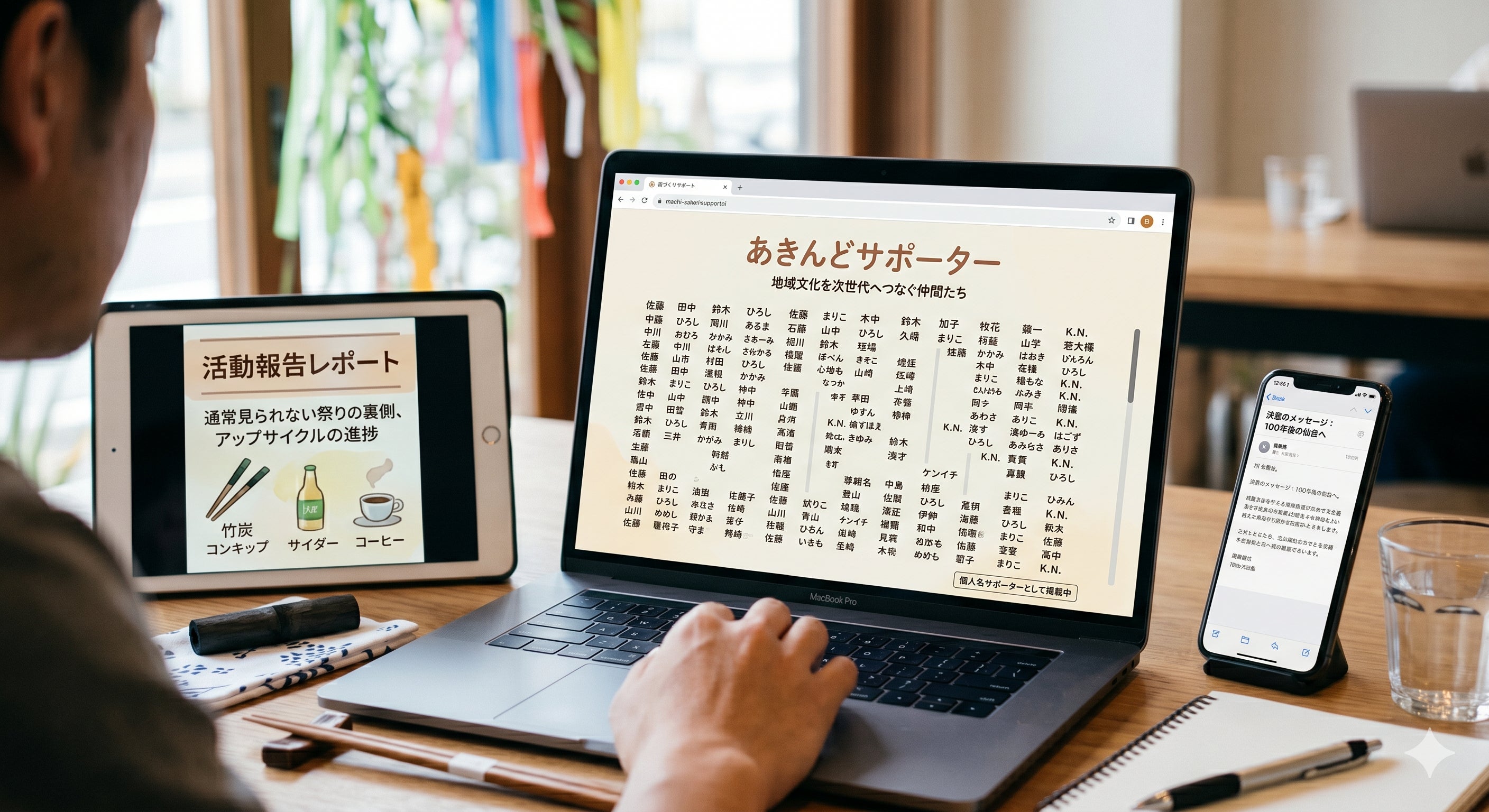 リターン画像