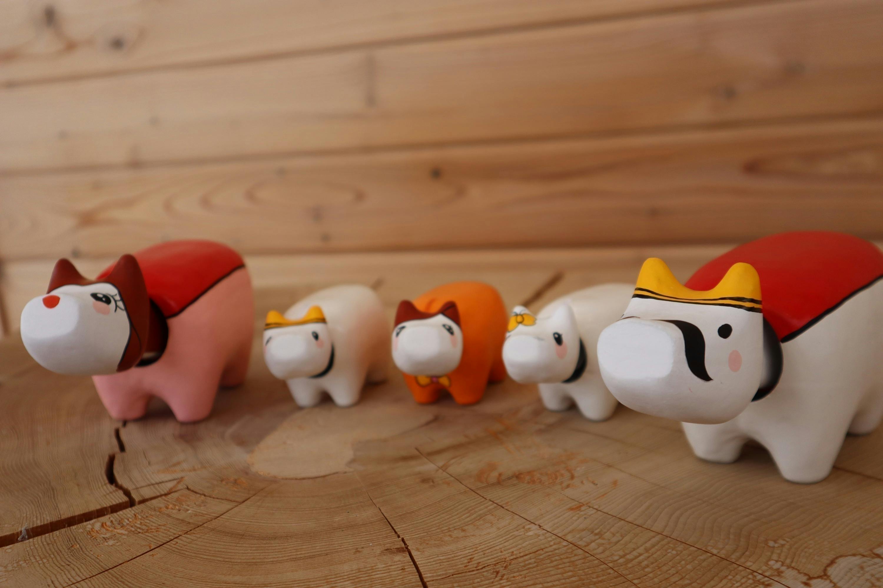 野沢民芸 新品 ヘッドフォン赤べこ 2号 赤べこ 新品 野沢民芸 ヘッドフォン