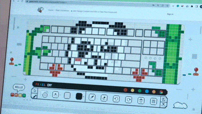 ブロックでアレンジできるメカニカルキーボード!自由にカスタマイズ