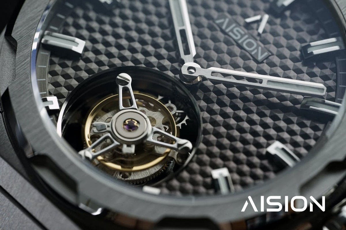 ダイヤ【高見え！】高級デザイン腕時計　ブラック　シルバー　極上品質