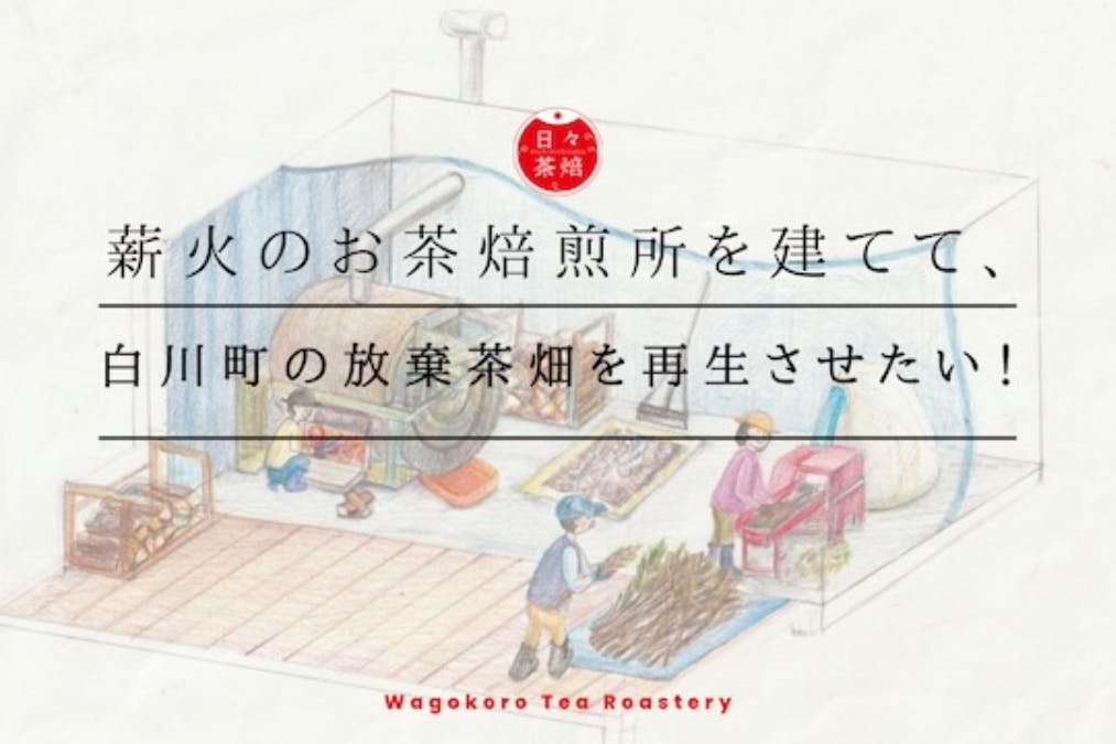 放棄された茶畑の再生！】薪火のお茶焙煎所を建てて、お茶をもっと愉しみたい！ - CAMPFIRE (キャンプファイヤー)