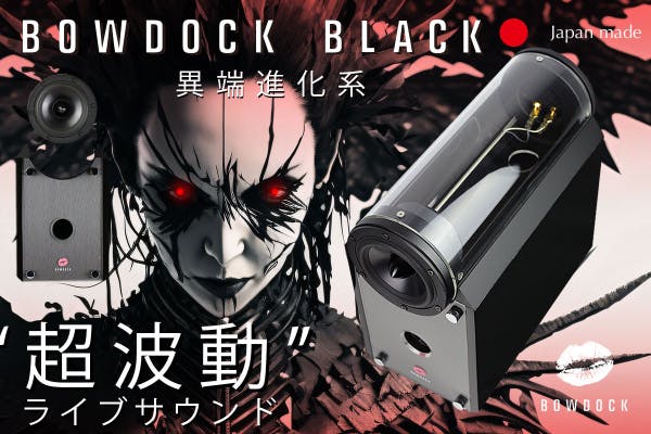 横浜生まれ】日本初！物理的音質チューニング装備のBOWDOCK BLACK