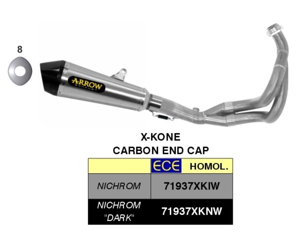 NINJA650/Z650専用 ARROW社製JMCA政府認証フルエキゾースト - CAMPFIRE