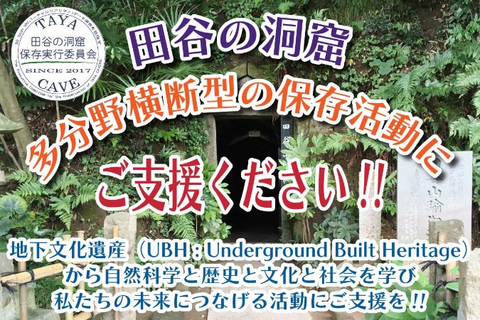 田谷の洞窟 多分野横断型の保存活動にご支援を!! - CAMPFIRE (キャンプ