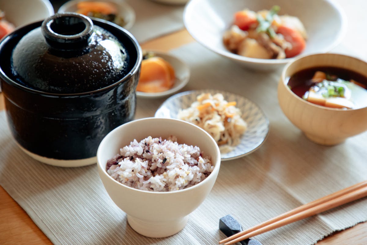 レンジで玄米炊飯 土鍋 - 調理器具